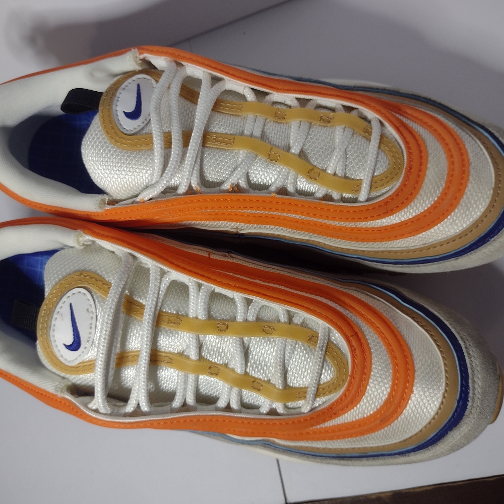 Nike Air Max 97 SE Frank Rudy/Summit Safety Orange White, Size 9 - Picture 4 of 12